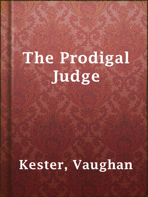 Cover image for The Prodigal Judge